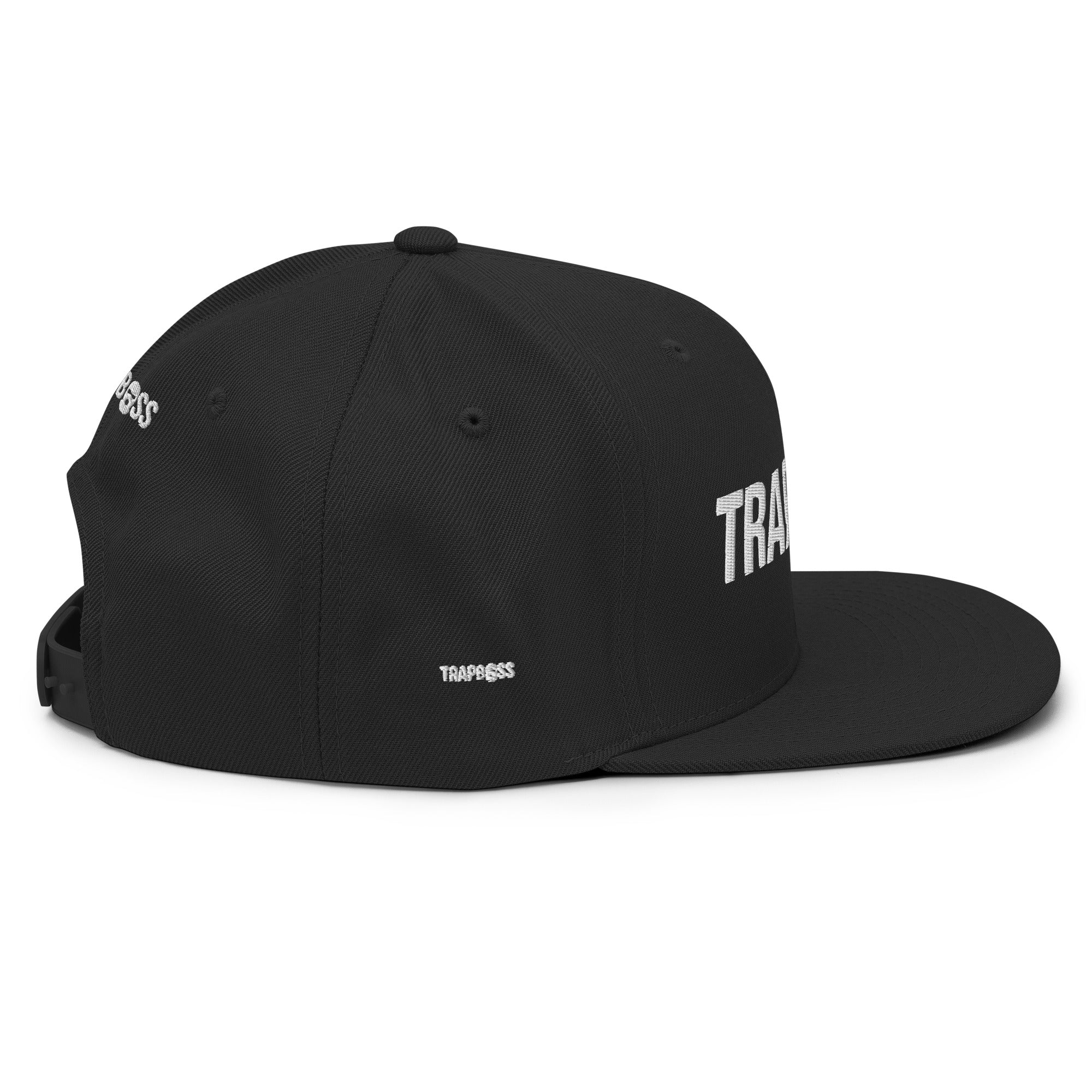 TRAPBOSS Essential Snapback Black + White – TRAPBOSS ORIGINALS LTD